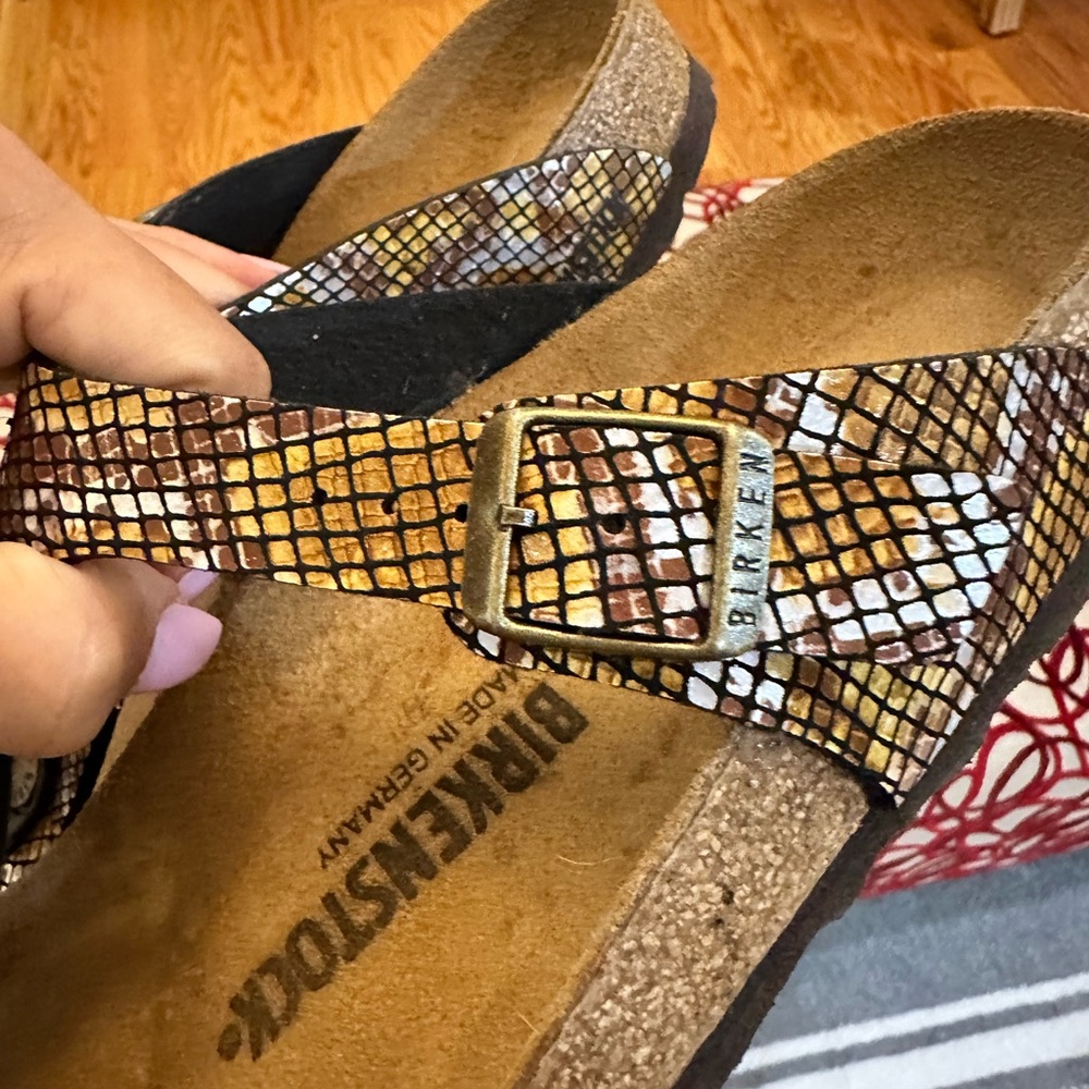 Birkenstock Gizeh Regular Python Brown - image 3